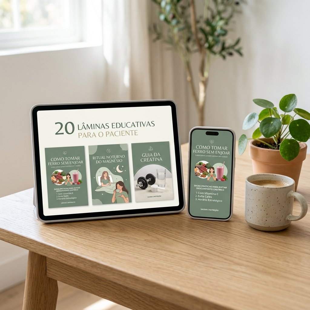 Kit de 20 Lâminas para a Paciente no Canva